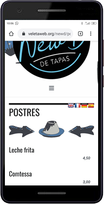 New D De Tapas